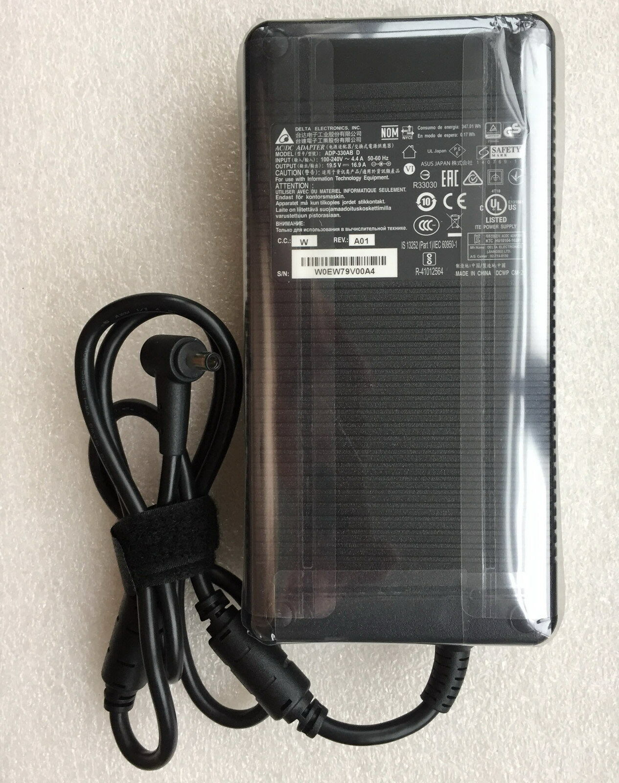 New ASUS ROG GX501V GM501 G752 GS8750 ac adapter 19.5v 16.9a 330W ADP-330AB D laptop ac adapter 6.0*3.7mm